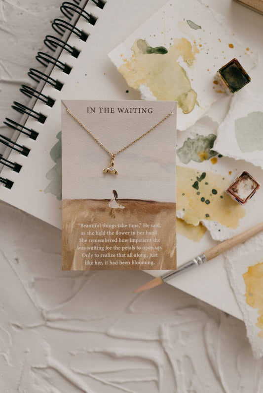 In the Waiting | Christian Necklace | Gift | Psalm 145:13
