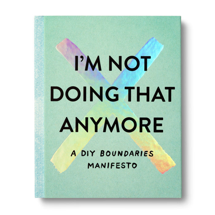 I’m not doing that anymore book