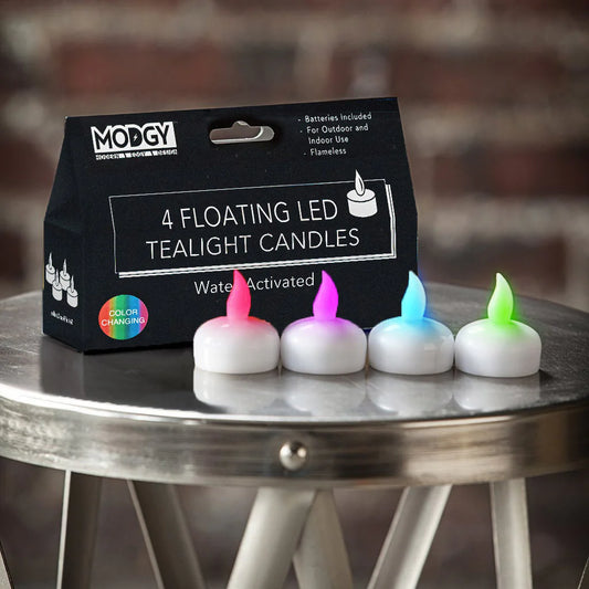 Water activated floating tea lights