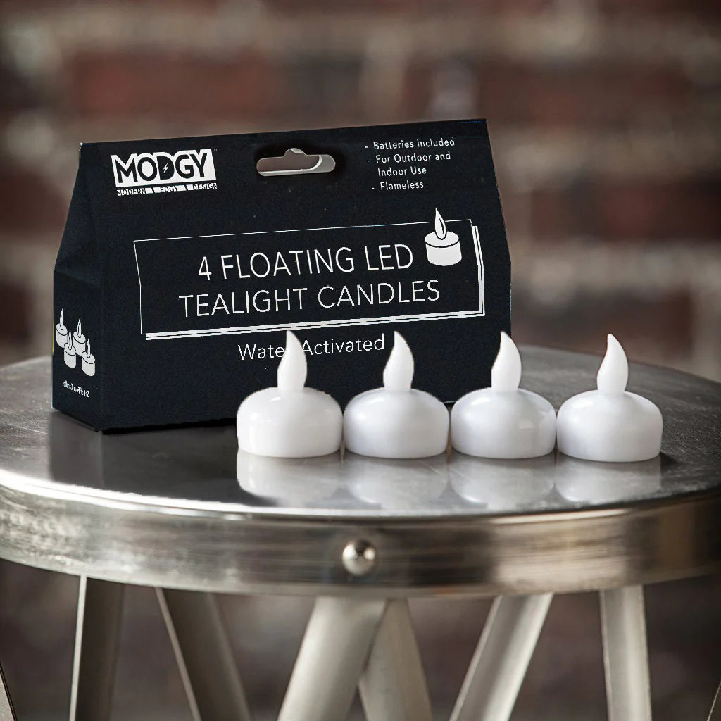 Water activated floating tea lights
