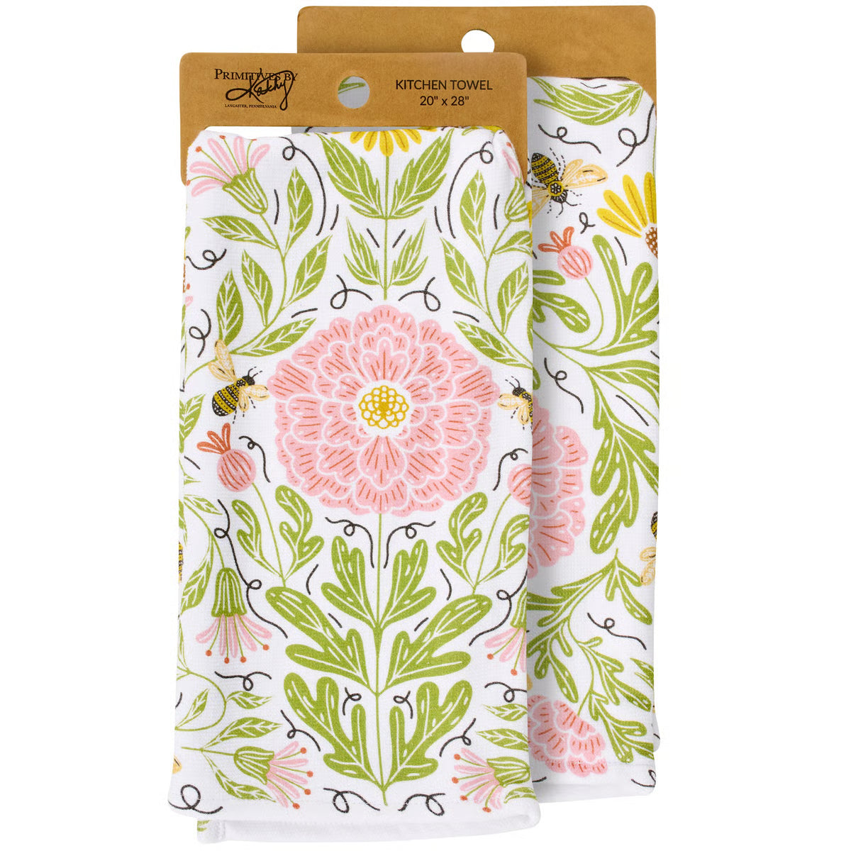Peony towel