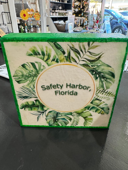 Safety Harbor FL mod podge signs