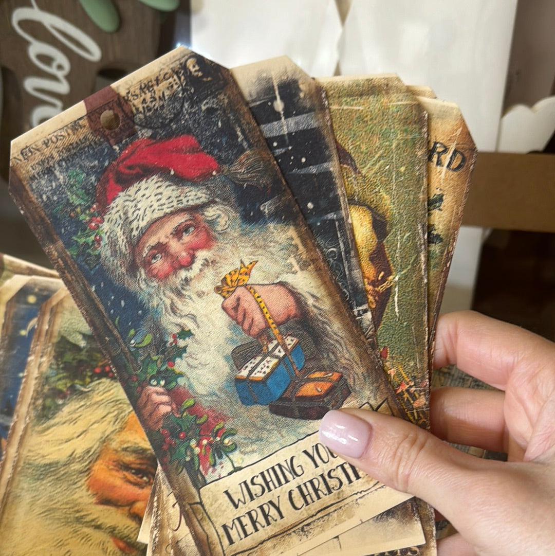 Vintage Christmas tags