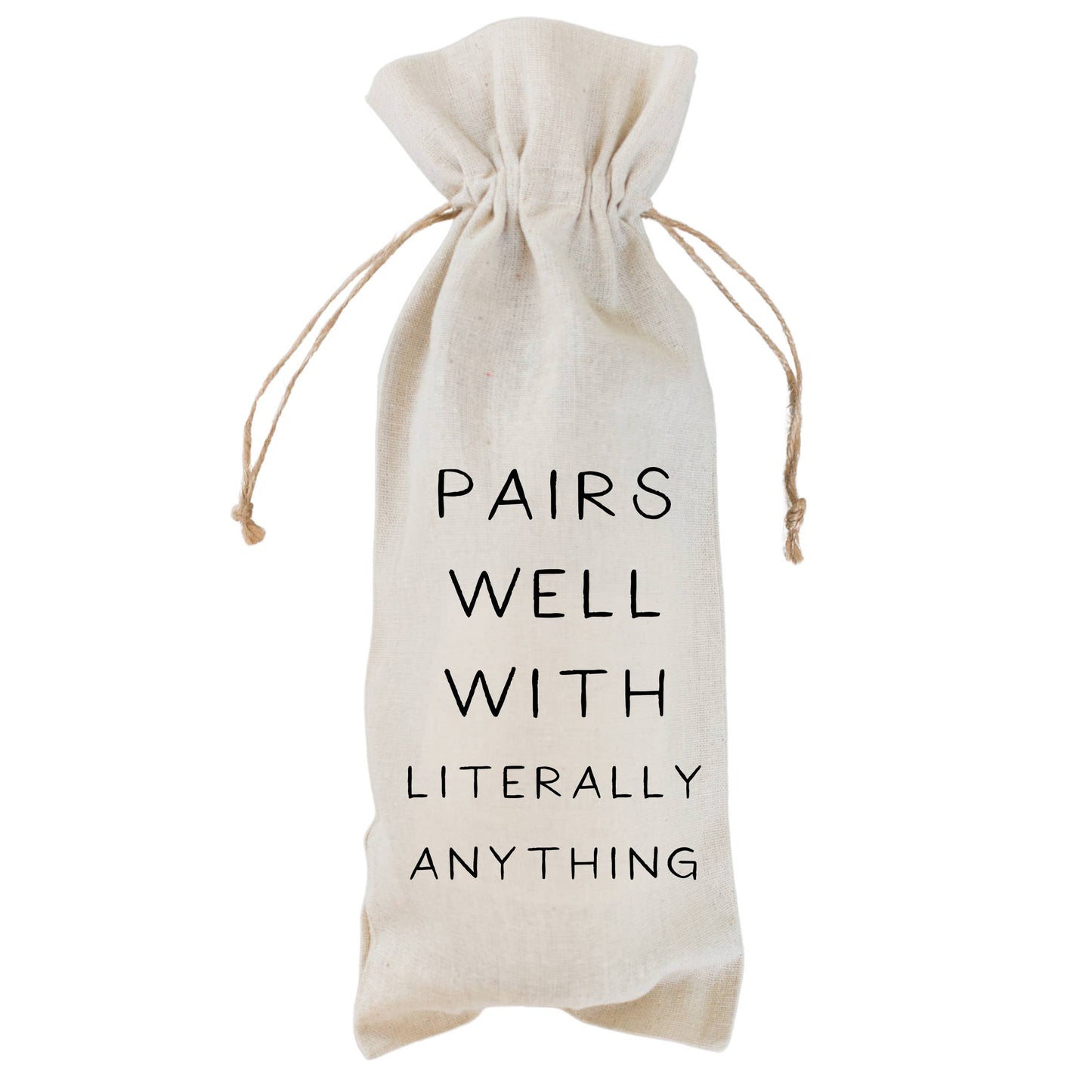 Literally Anything Wine Bag