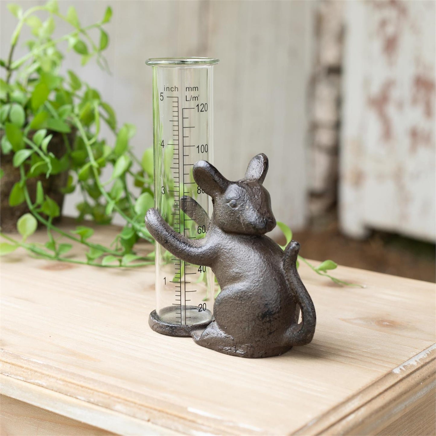 Mouse rain gauge