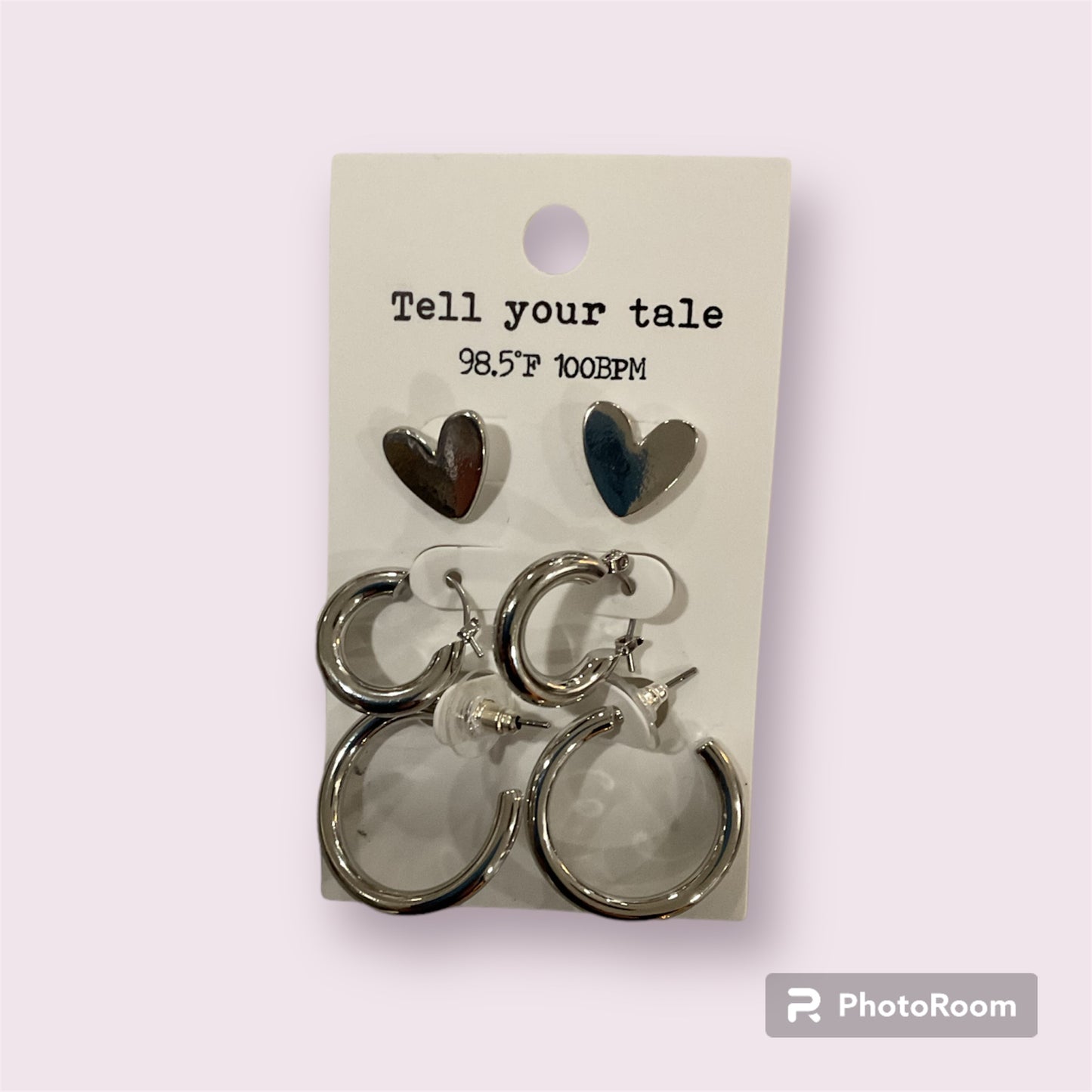 Silver Hoops