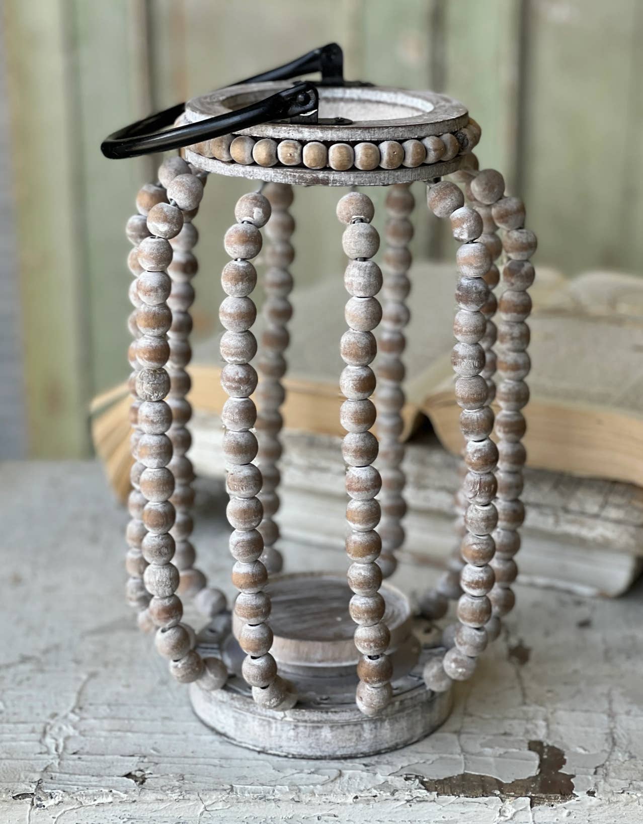 12.5” Amalfi Beaded Lantern