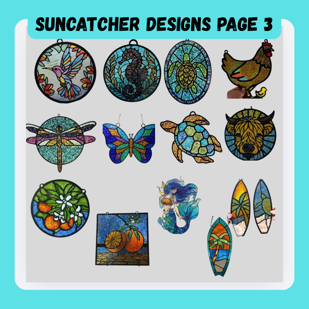 Crushed Glass Epoxy Suncatcher Art Class, Monday June 29th from 5:30-7:30pm