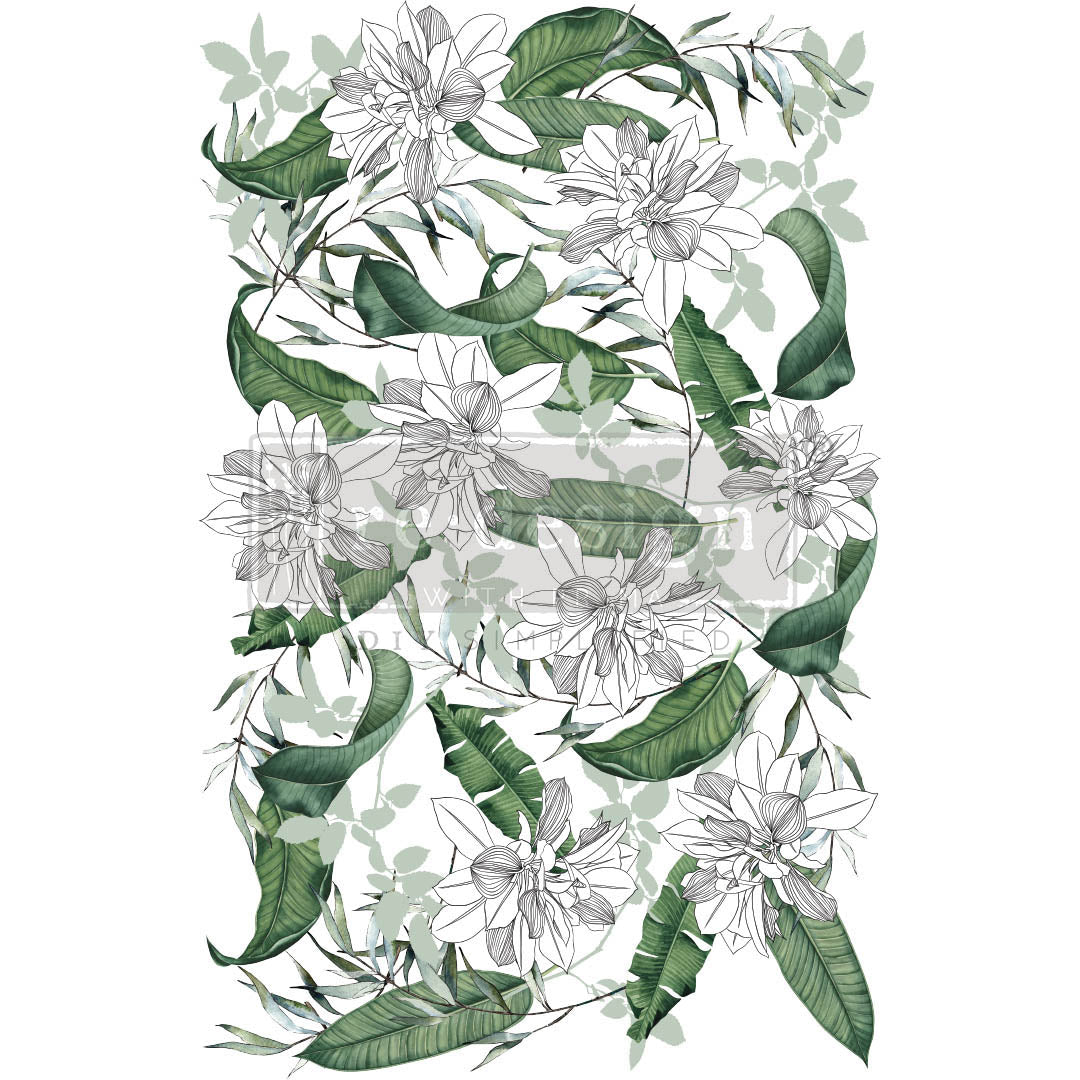Peaceful Garden Decor Transfer by Redesign with Prima