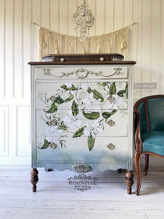 Peaceful Garden Decor Transfer by Redesign with Prima