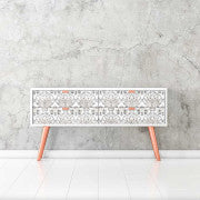 Antique Damask Decor Transfer by Redesign with Prima