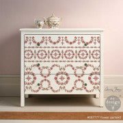 Annie Sloan Flower Garland Decor Transfer by Redesign with Prima