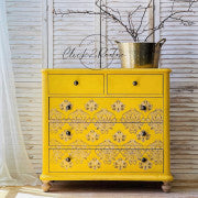 Antique Damask Decor Transfer by Redesign with Prima