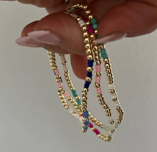 14k gold filled color bracelet