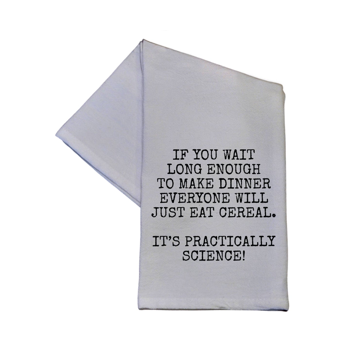 It's Practically Science Funny Dish Towel 16x24