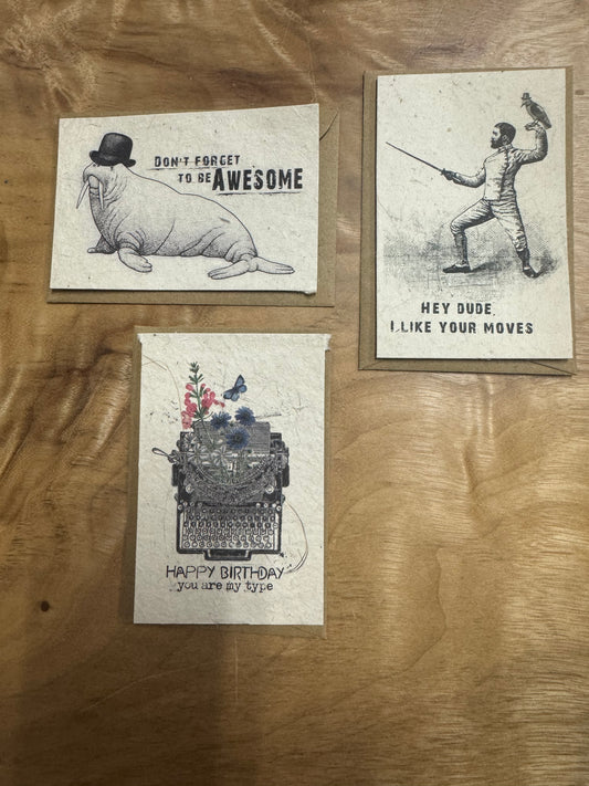 Post it mini cards by Land of Elsewhere