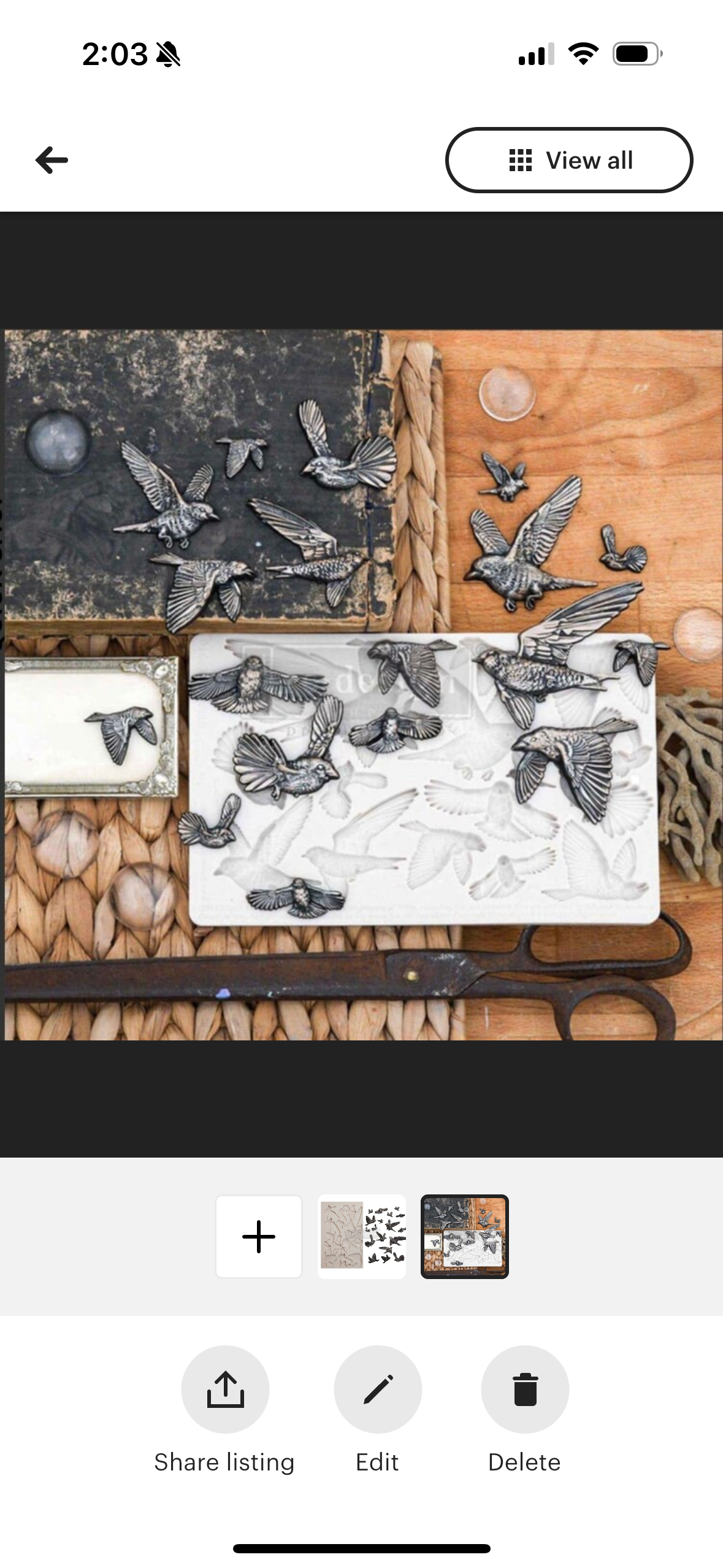 Flocking Birds Finnabair Mould
