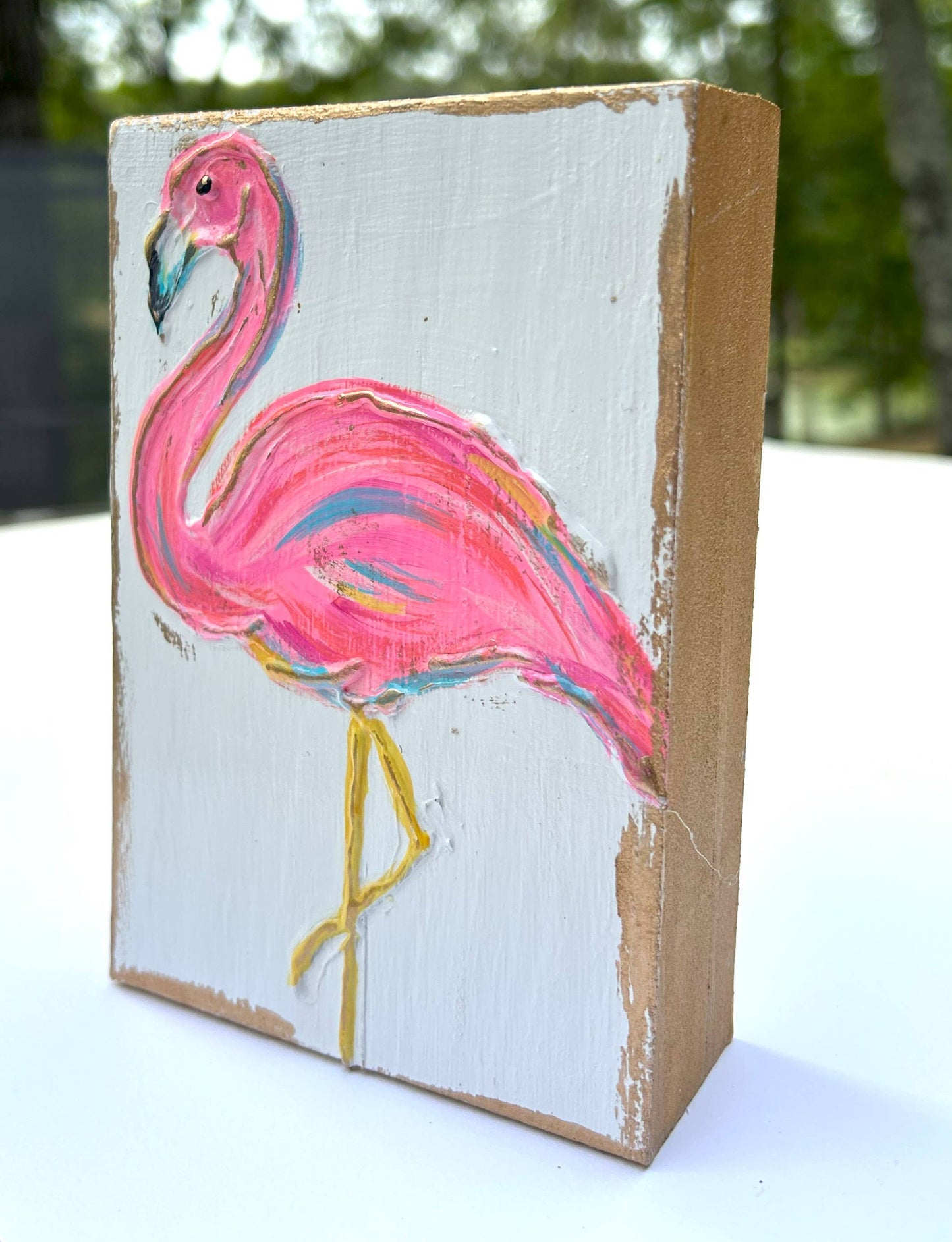 Pink Flamingo | coastal beach nautical tropical