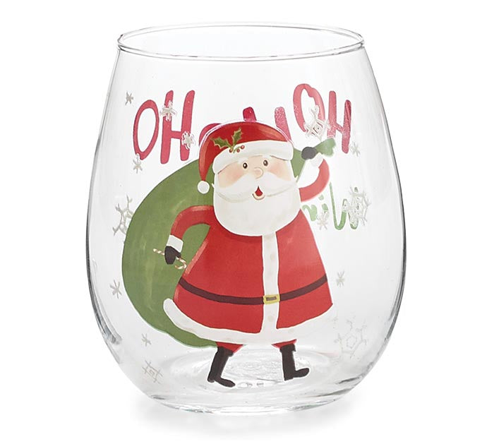 Burton and Burton holiday wine glasses