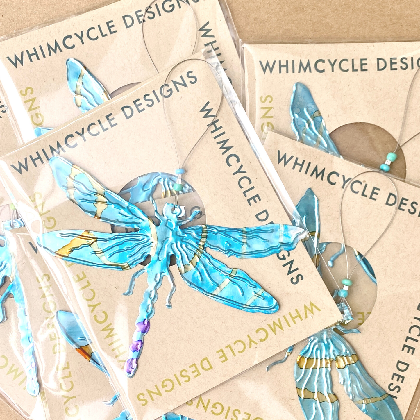 Dragonfly Ornament - Upcycled Aluminum