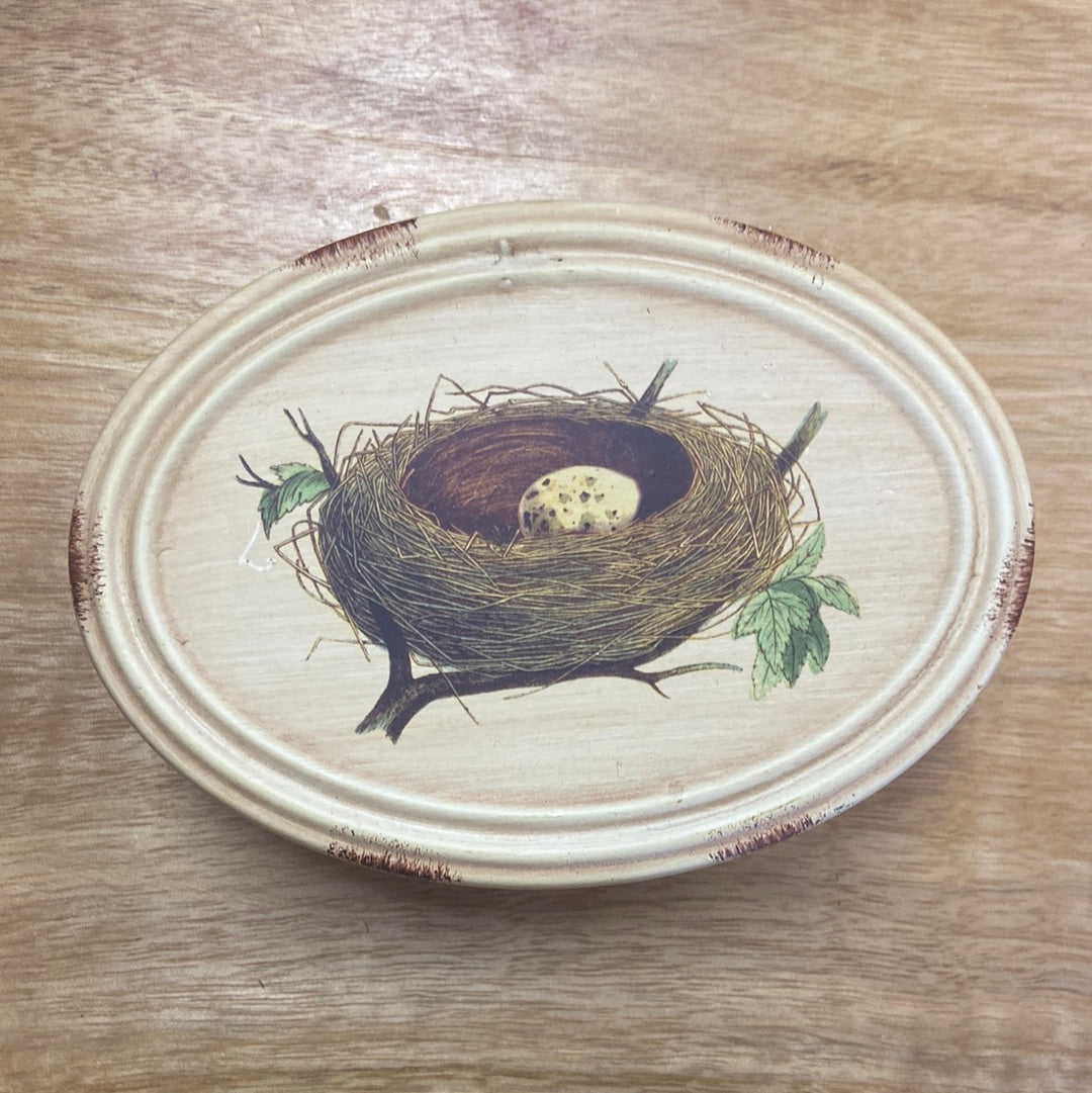 Metal Box with Birds and Nest, 3 Styles