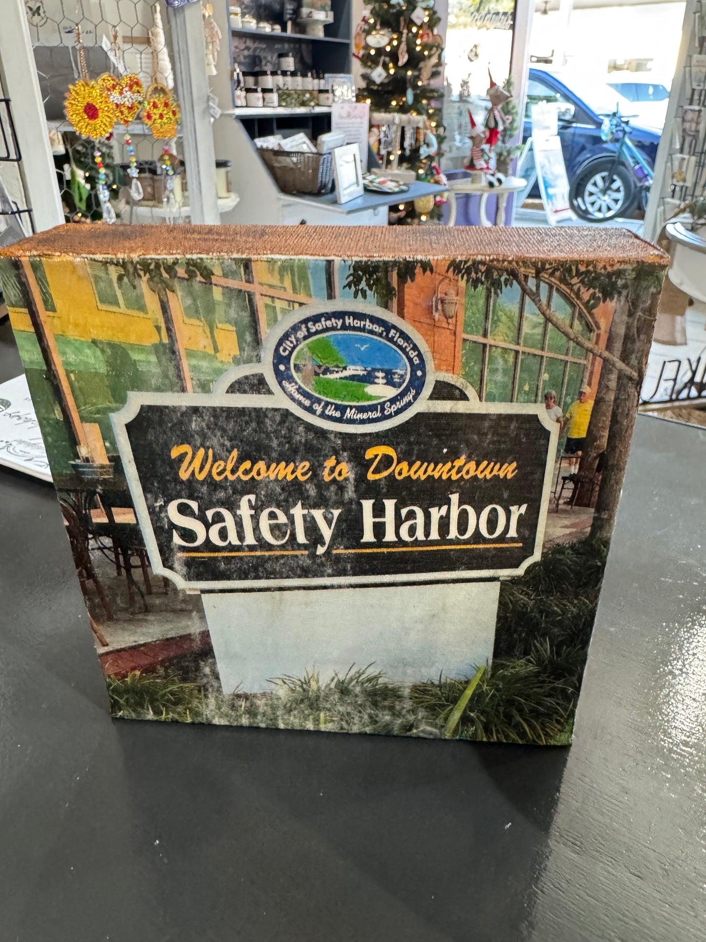 Safety Harbor FL mod podge signs