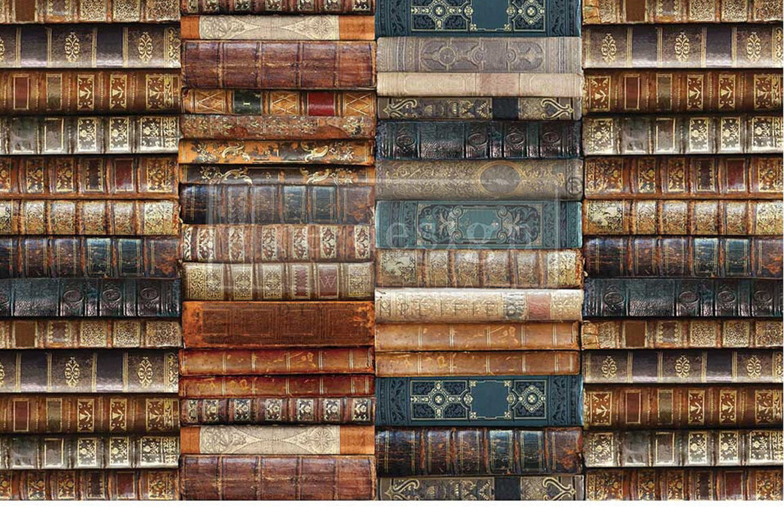 Bibliophile Decoupage paper by Redesign with Prima