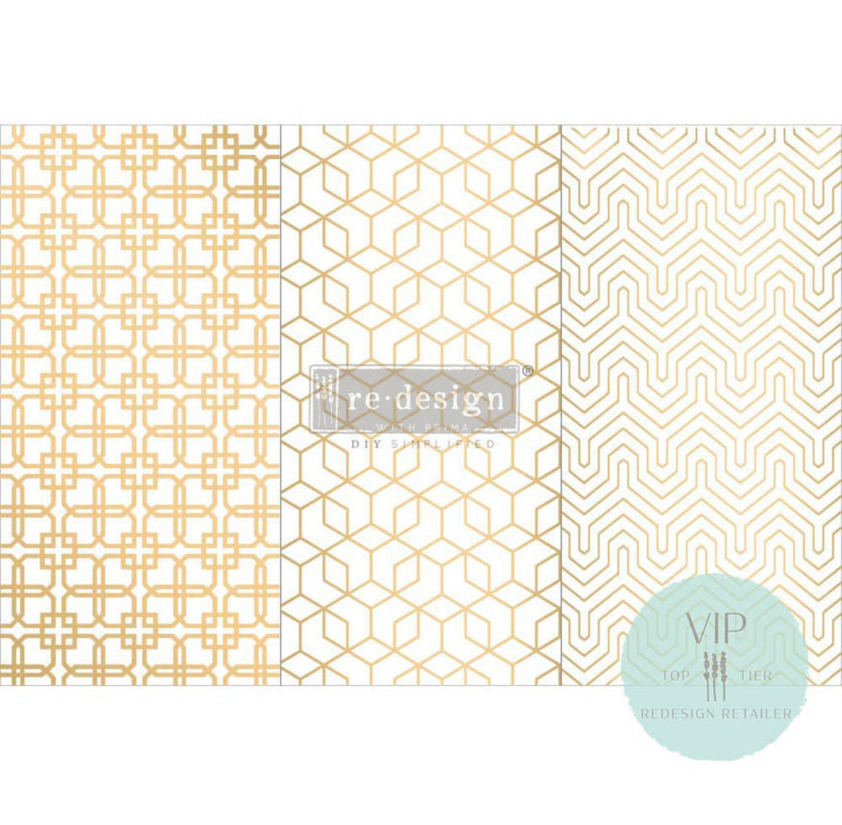 Motif Geometrique small transfer by Redesign with Prima