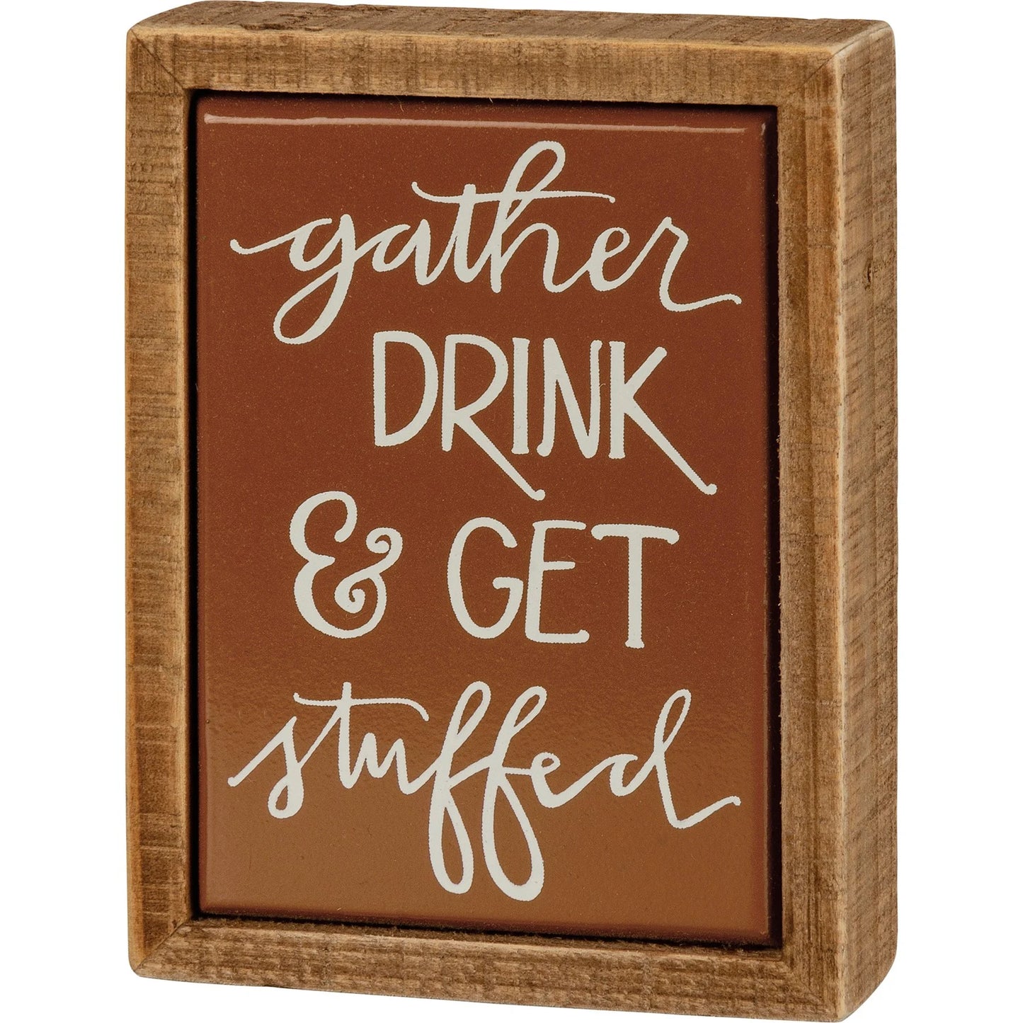 Gather box sign