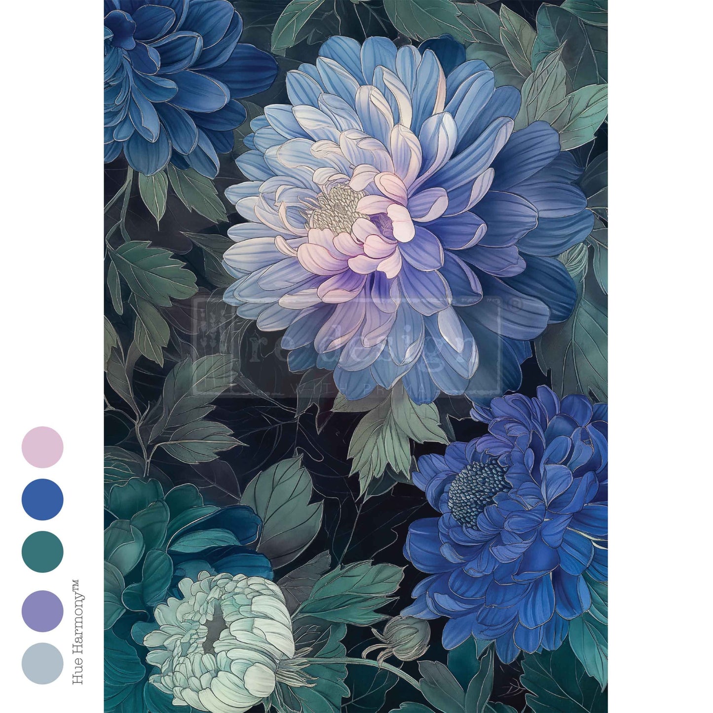 Decoupage Fiber – Moonlit Periwinkle