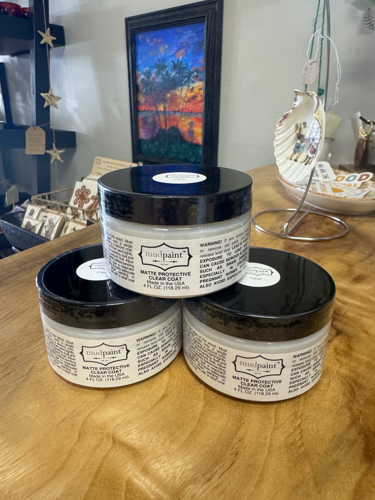Matte protective clear coat 4oz.