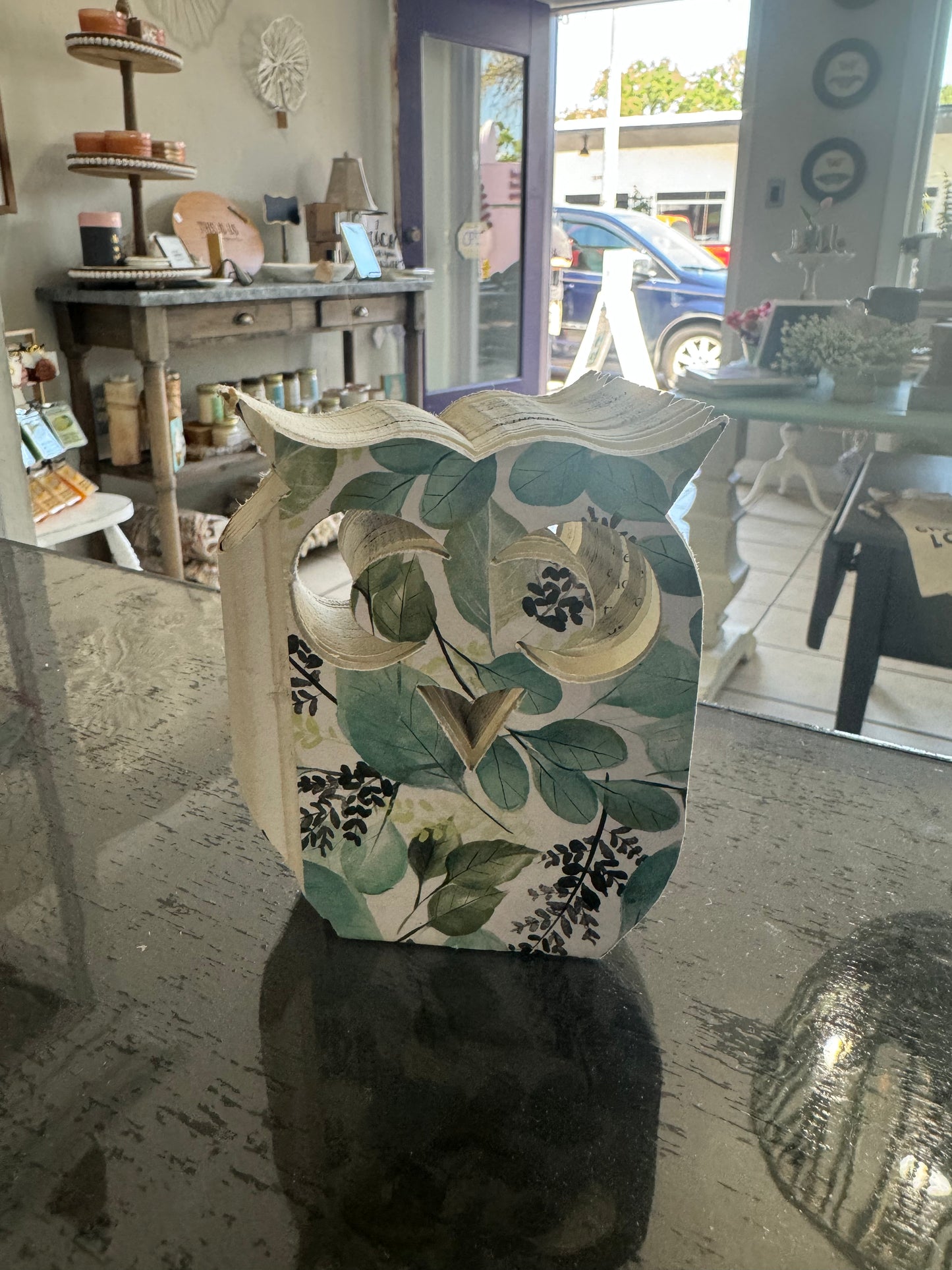 Owl cutout book