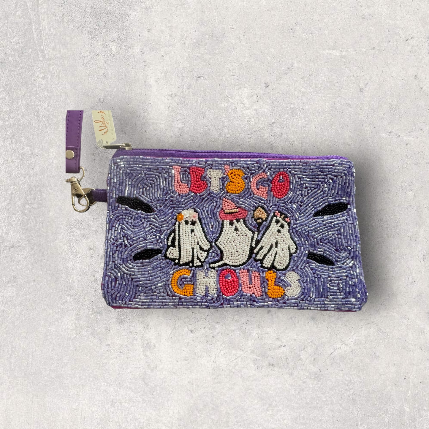 Beaded accessory clutches