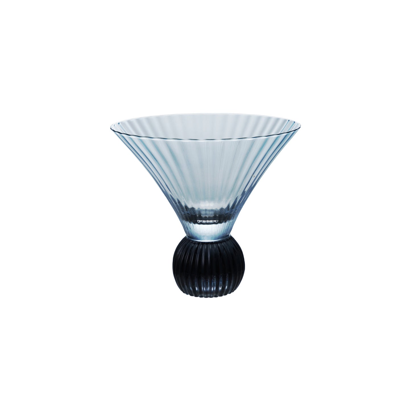 Martini glass blue
