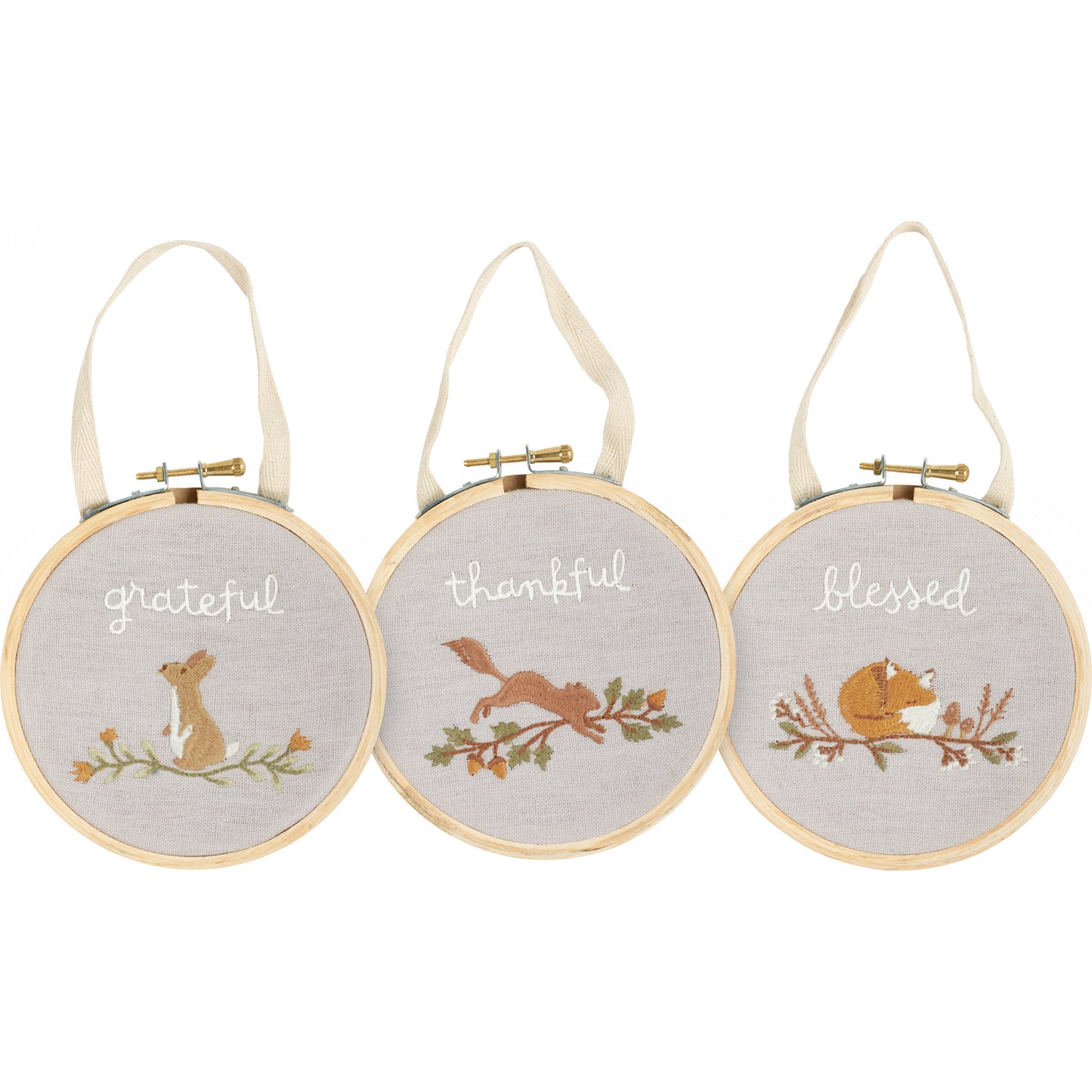 Autumn Fall Hoop Embroidery