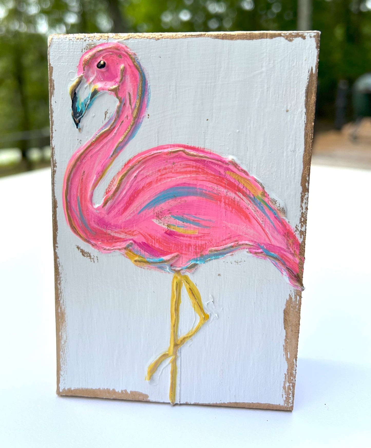 Pink Flamingo | coastal beach nautical tropical