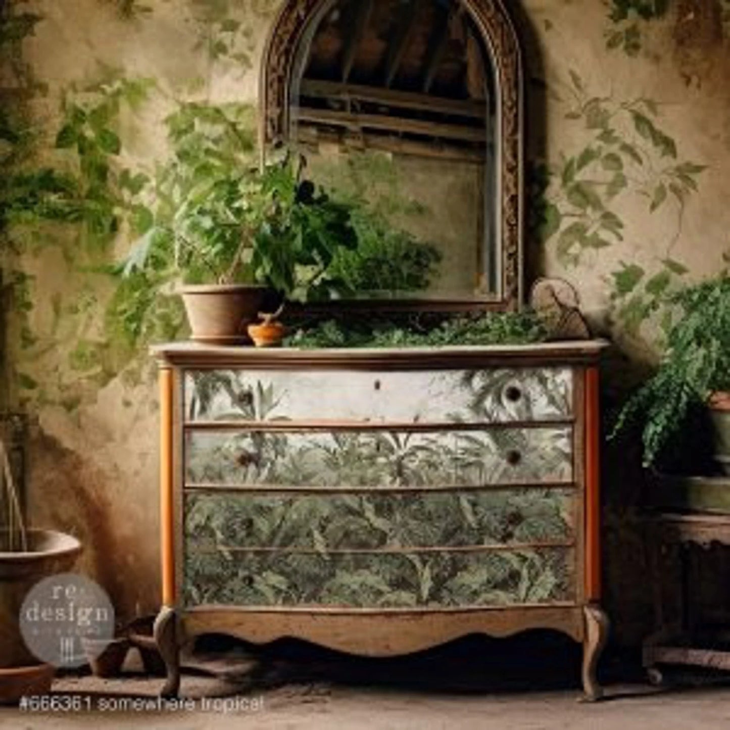 Somewhere Tropical Decoupage Paper by Redesign with Prima