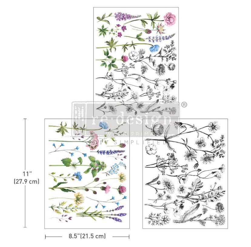 Tiny Flowers Middy Transfer by Redesign with Prima