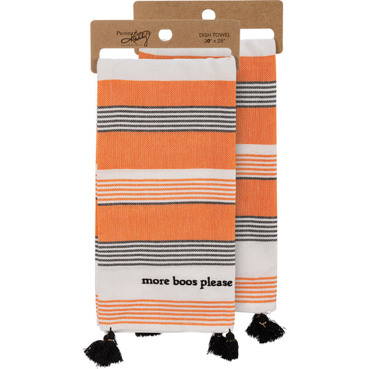 More Boos Please kitchen towel