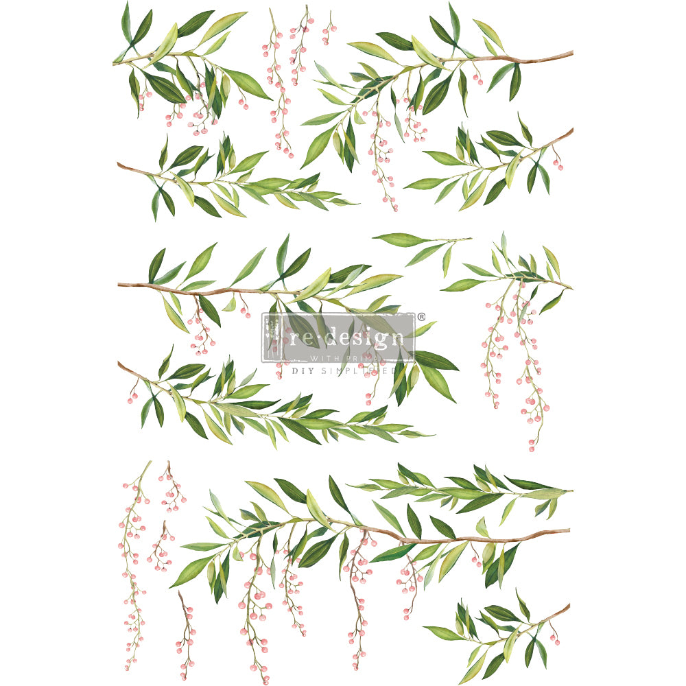 Spring Branch Large Decor Transfer by Redesign with Prima