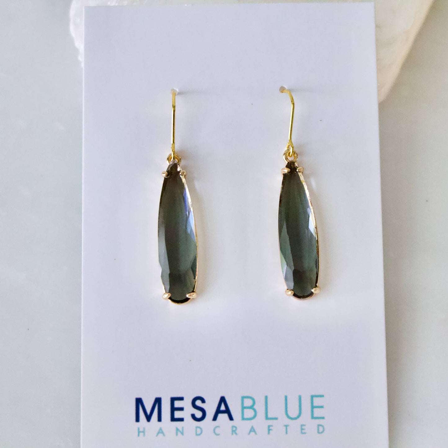 Crystal Teardrop Earrings