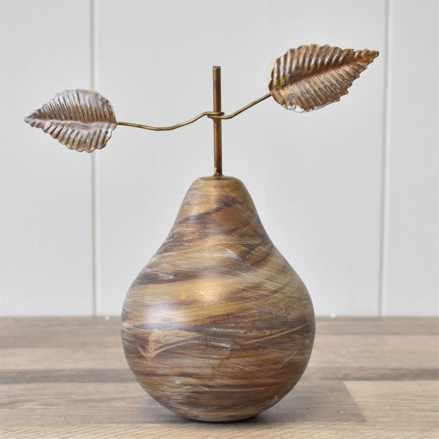 Fresh Finish Metal Pear H: 7" X W: 4"