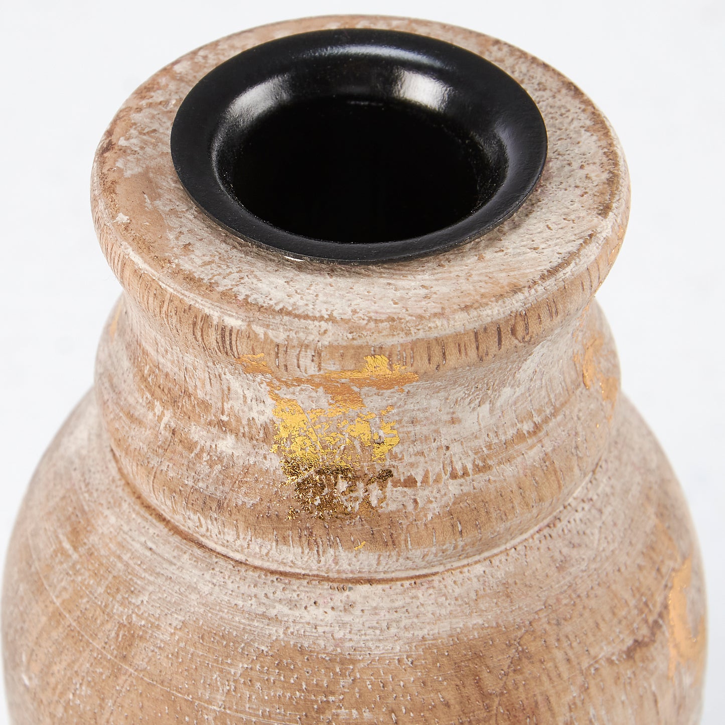 Gold Fleck Candle Holder Set