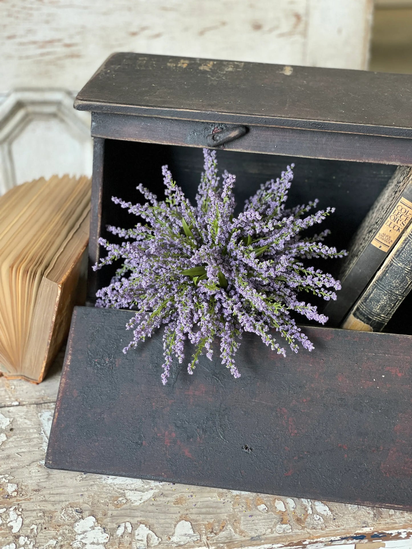 Heather Half Sphere | 10.5" | Amethyst