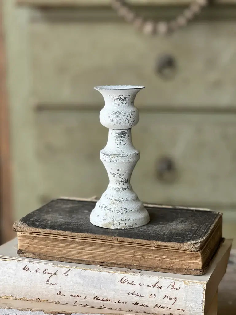 Alette Candle Holder | Cream | 5.5"