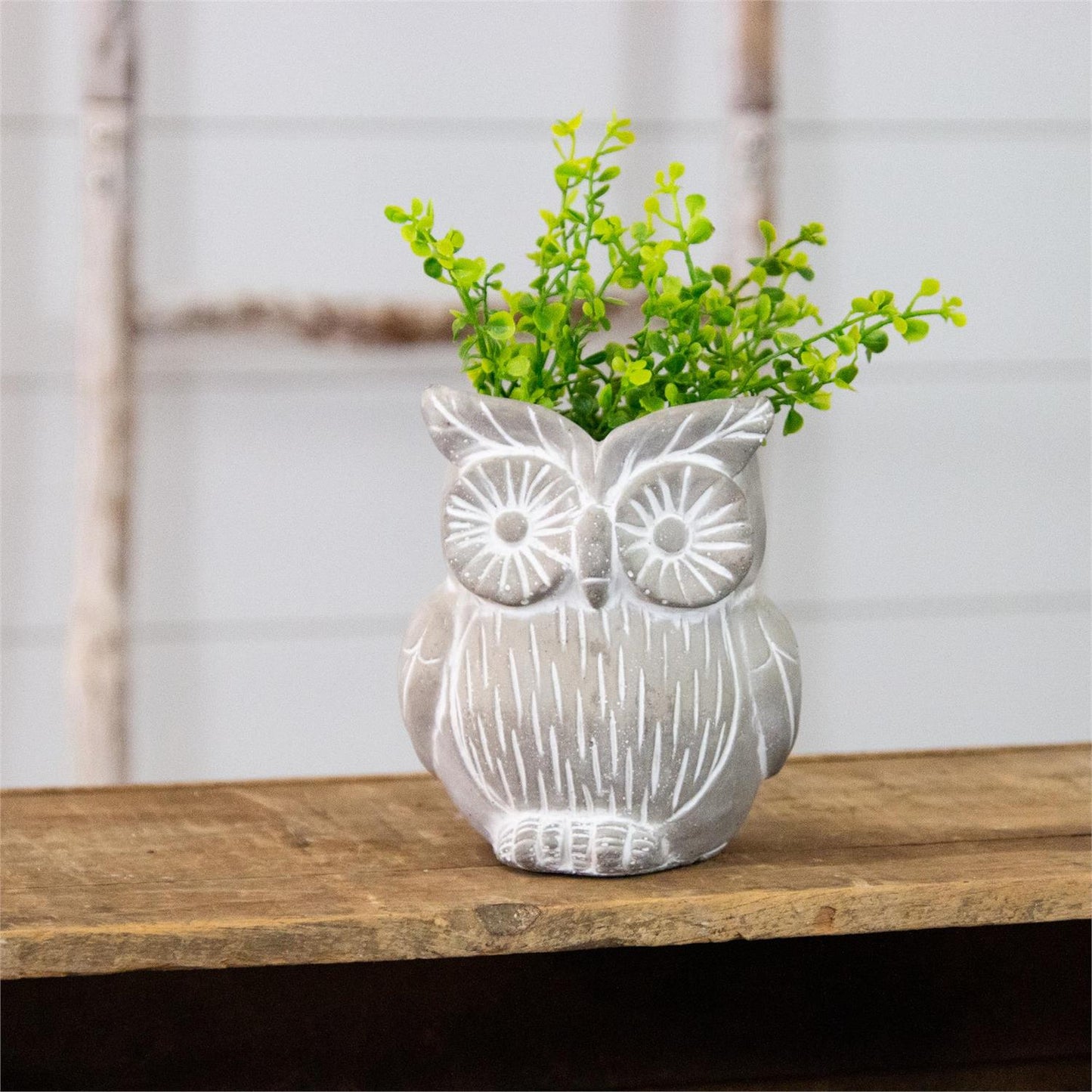 Cement Planter - Owl