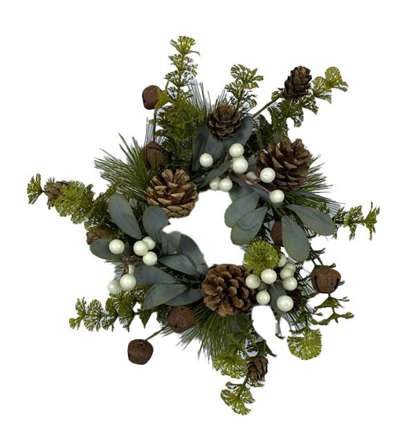 Pearl & Earthy Eucalyptus Candle Ring
