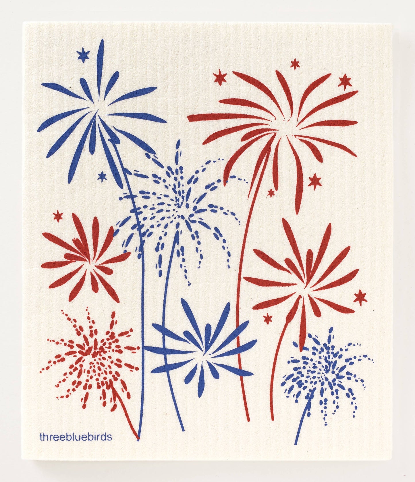 Fireworks Swedish Dishcloth