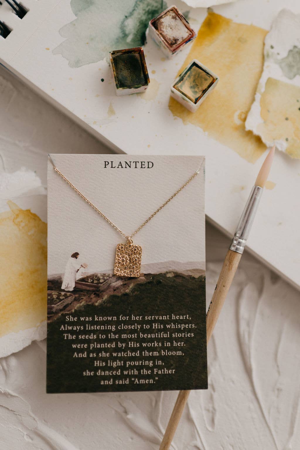 Planted | Christian Necklace | Minimal Jewelry | Gift