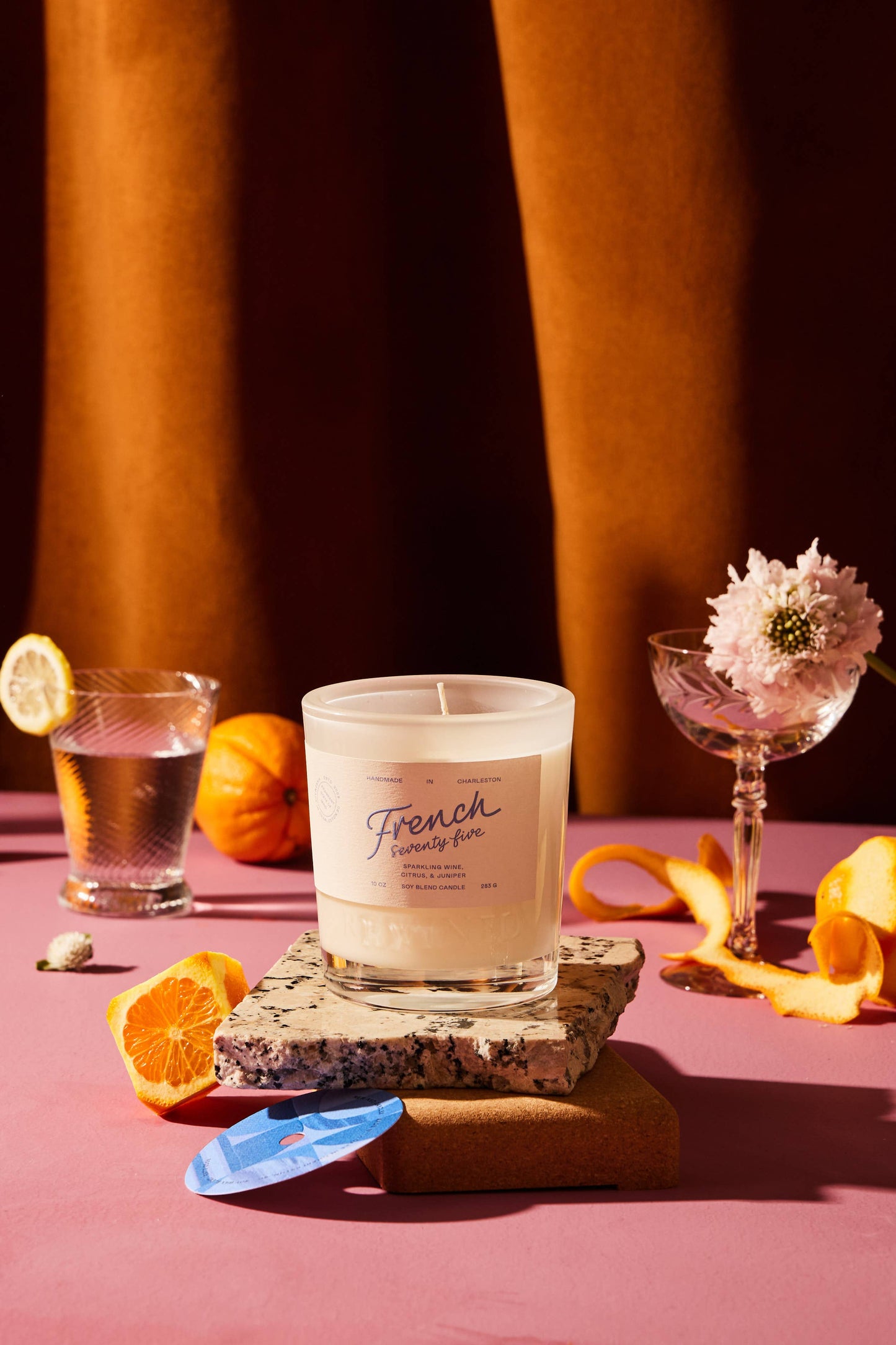 Rewined French 75 Candle 6 oz